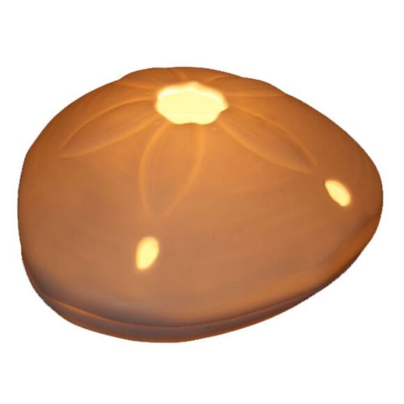 Songs of the Sea Inc. white Porcelain sand dollar - Picture 1 of 6